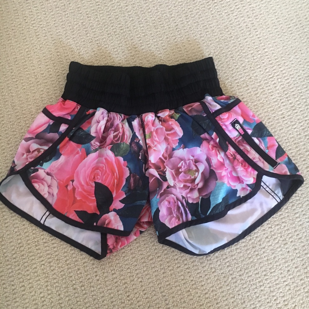 Lululemon Secret Garden Running Shorts